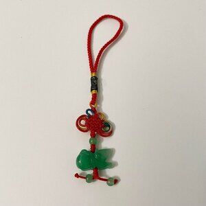 Chinese Zodiac Jade Rat Lucky Charm